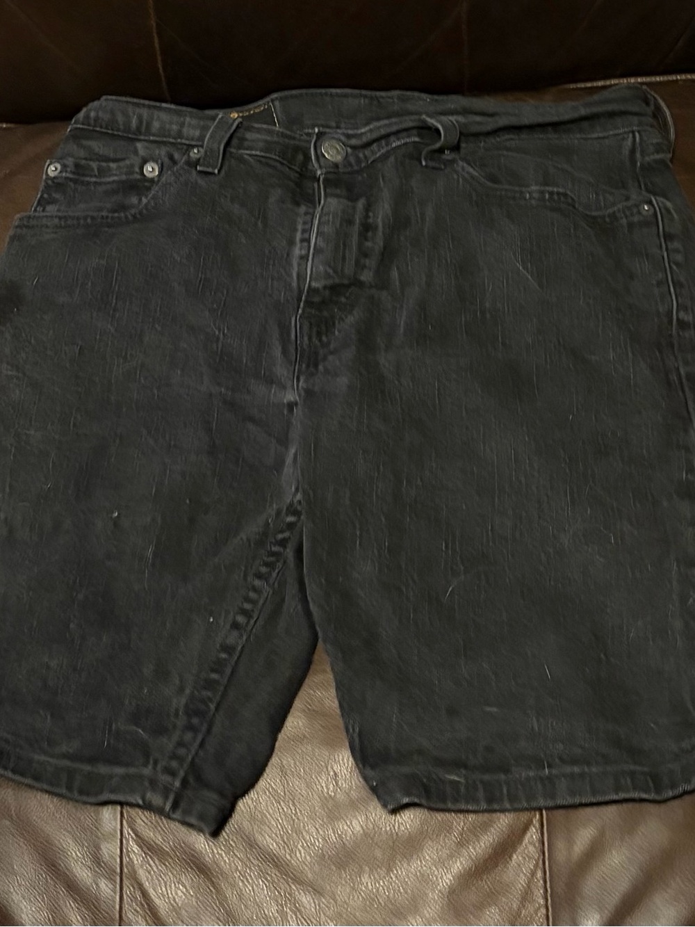 Levi's Men's Black Denim Jean Shorts